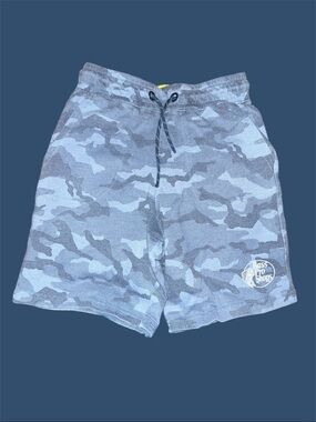 Bass Pro Shops Blue & Gray Camo Kids Shorts